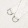 Voile d'ombrage 160 g/m² Blanc 2x5 m PEHD 