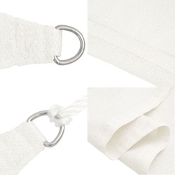 Voile d'ombrage 160 g/m² Blanc 2x5 m PEHD 