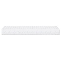 Lit de jour avec matelas jaune 80x200 cm velours 