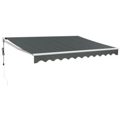Auvent rétractable automatique anthracite 3x2,5 m 