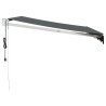 Auvent rétractable automatique anthracite 3x2,5 m 