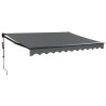 Auvent rétractable automatique anthracite 3x2,5 m 