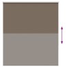 Store enrouleur occultant café 130x175cm largeur du tissu 