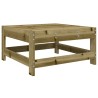 Salon de jardin 7 pcs bois de pin imprégné 