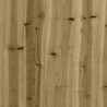 Salon de jardin 7 pcs bois de pin imprégné 