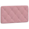 Lit avec matelas rose 80x200 cm velours 