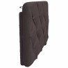 Coussin de tête de lit marron foncé 80 cm tissu 