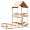 Lit superposé sans matelas 80x200 cm bois de pin massif 