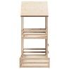 Lit superposé sans matelas 80x200 cm bois de pin massif 