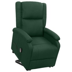Fauteuil Vert foncé Tissu 