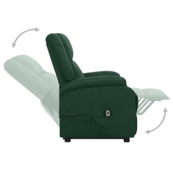Fauteuil Vert foncé Tissu 