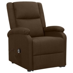 Fauteuil Marron foncé Tissu 