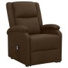 Fauteuil Marron foncé Tissu 