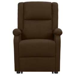 Fauteuil Marron foncé Tissu 