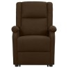 Fauteuil Marron foncé Tissu 