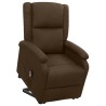 Fauteuil Marron foncé Tissu 