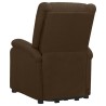 Fauteuil Marron foncé Tissu 