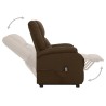 Fauteuil Marron foncé Tissu 