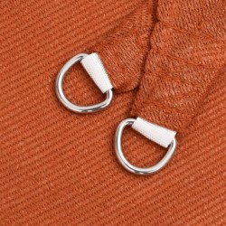 Voile d'ombrage 160 g/m² Orange 2x4,5 m PEHD 