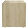 Meuble TV chêne sonoma 37x35x37 cm bois d’ingénierie 