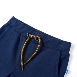 Pantalons pour enfants avec cordon de serrage bleu marine 140 