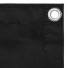 Écran de balcon Noir 90x500 cm Tissu Oxford 