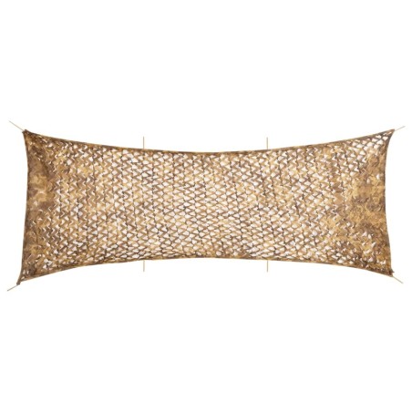 Filet de camouflage avec sac de rangement 623x203 cm sable 