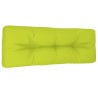 Coussin de palette vert vif 120x40x12 cm tissu 