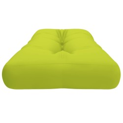 Coussin de palette vert vif 120x40x12 cm tissu 