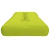 Coussin de palette vert vif 120x40x12 cm tissu 
