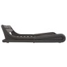 Cadre de lit avec LED sans matelas Gris Similicuir 180x200 cm 