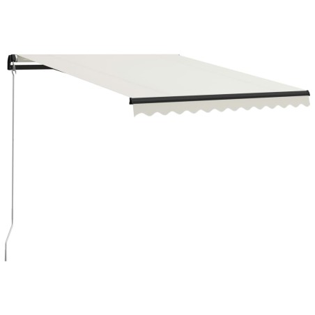 Auvent manuel rétractable 300x250 cm Crème 