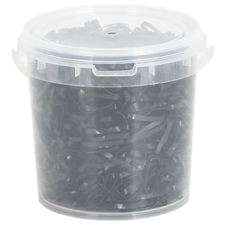 Bandes tressées pour chevaux 1500 pcs silicone noir 
