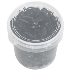 Bandes tressées pour chevaux 1500 pcs silicone noir 