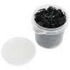 Bandes tressées pour chevaux 1500 pcs silicone noir 