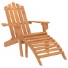 Ensemble de salon de jardin Adirondack 3 pcs bois acacia solide 