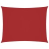 Voile de parasol tissu oxford rectangulaire 2x3,5 m rouge 