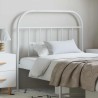 Tête de lit métal blanc 100 cm 