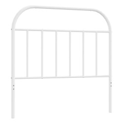 Tête de lit métal blanc 100 cm 