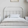 Tête de lit métal blanc 100 cm 