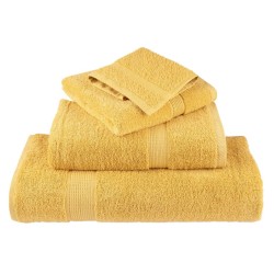 Serviettes d'invité de qualité supérieure SOLUND 4 pcs doré 