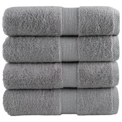 Serviettes d'invité de qualité supérieure SOLUND 4 pcs gris 