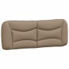 Lit avec matelas cappuccino 120x200 cm similicuir 