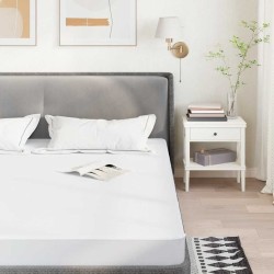 Protège-matelas blanc 200x220 cm imperméable 