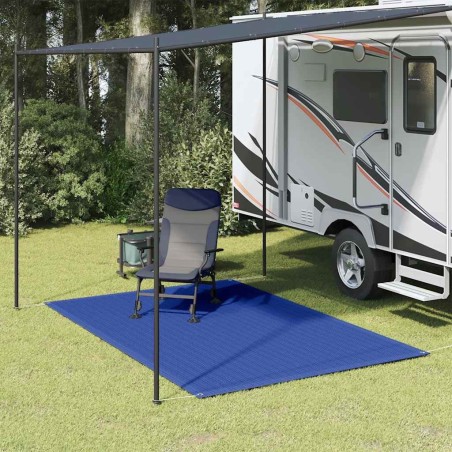 Tapis de tente 200x300 cm Bleu PEHD 