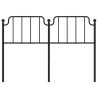 Tête de lit métal noir 140 cm 