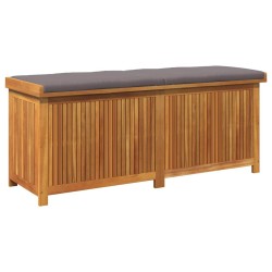 Boîte à coussins d'extérieur 150x50x60,5cm bois massif d'acacia 