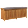 Boîte à coussins d'extérieur 150x50x60,5cm bois massif d'acacia 