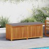 Boîte à coussins d'extérieur 150x50x60,5cm bois massif d'acacia 