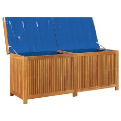 Boîte à coussins d'extérieur 150x50x60,5cm bois massif d'acacia 